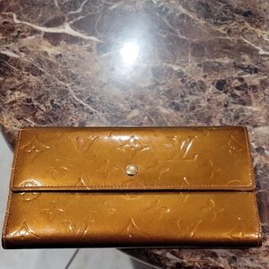 Louis Vuitton Vernis Bronze Women's Wallet
